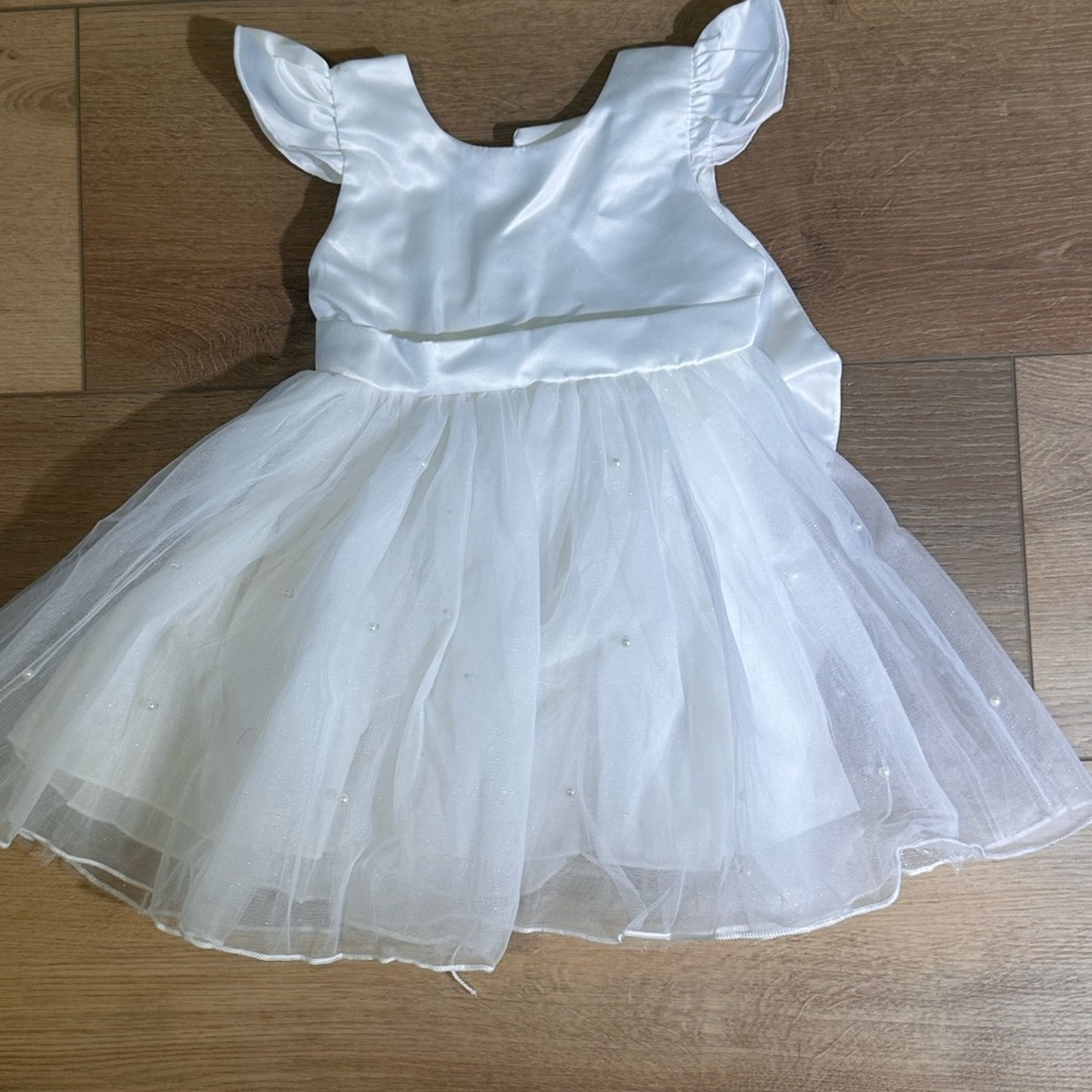 Toddler Shein White Formal Dress 18-24months